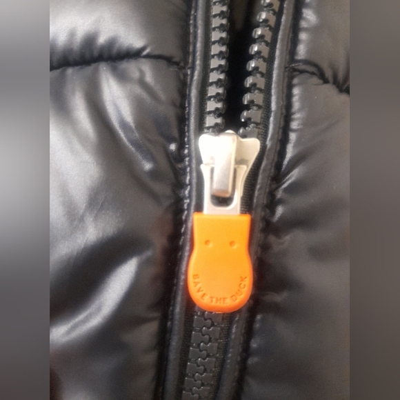 Save The Duck - Black Puffer Jacket Size: 8 - Picture 5 of 16